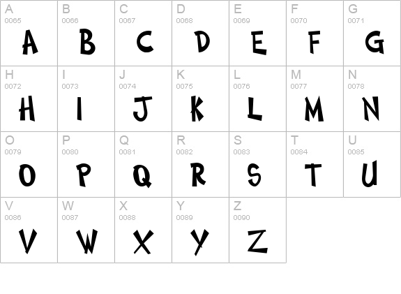 CosmicTwo uppercase A-Z preview