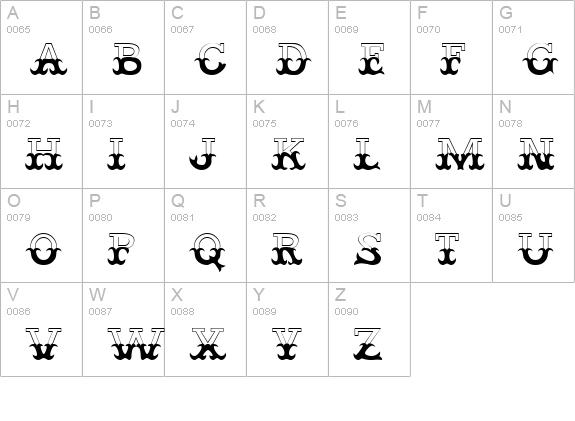 CourtGesture uppercase A-Z preview