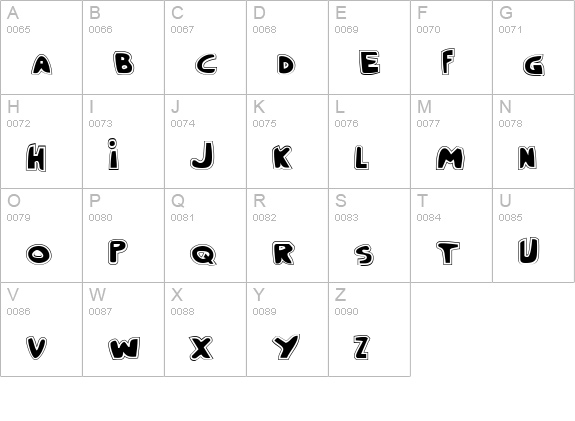 Crappity-Crap-Crap Pro uppercase A-Z preview