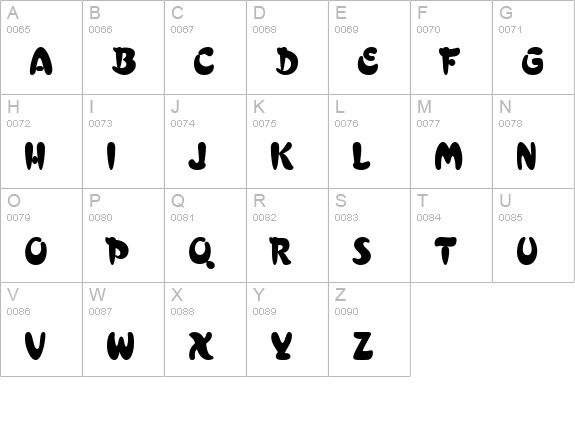 Cressida Regular uppercase A-Z preview