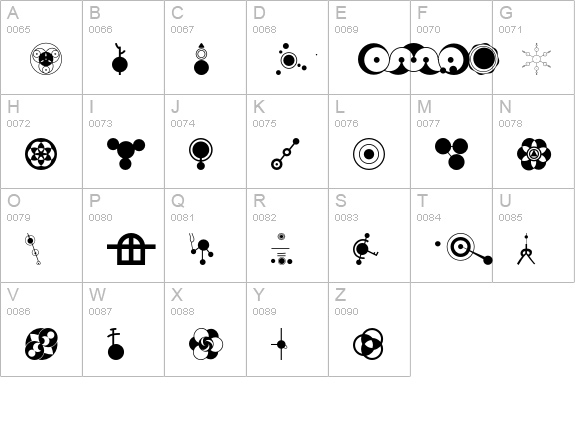 CropBatsAOE uppercase A-Z preview