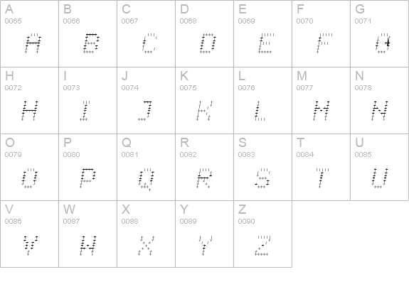 Crossover ExtraLightOblique uppercase A-Z preview