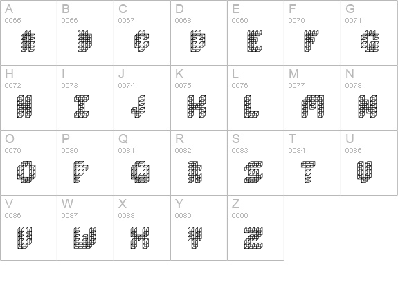 Cube Toss uppercase A-Z preview