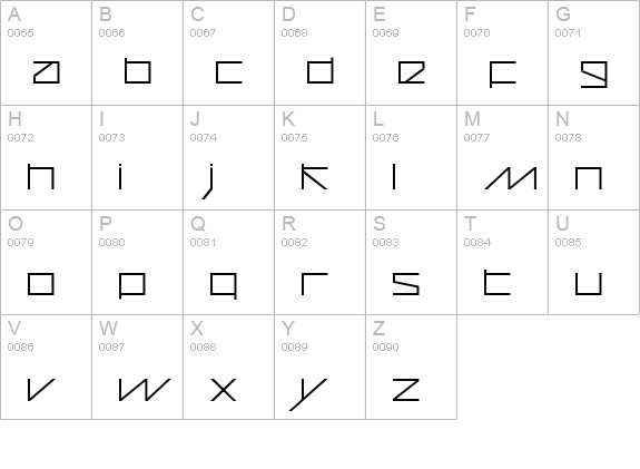 Cubos uppercase A-Z preview