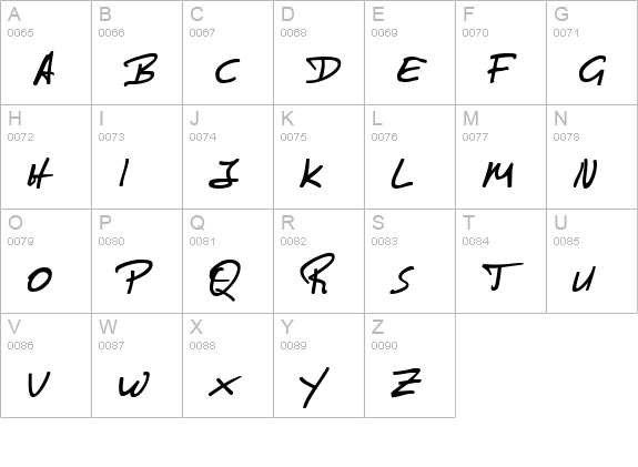 Culture uppercase A-Z preview