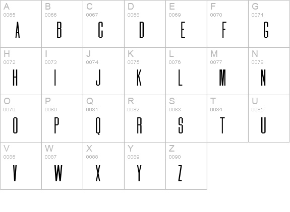 Daily Medium uppercase A-Z preview
