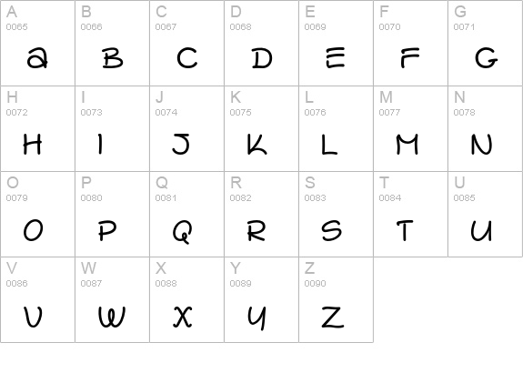 DallasPlain uppercase A-Z preview