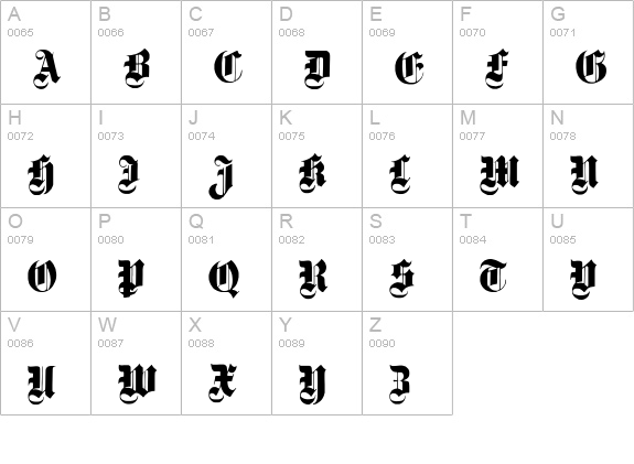 Dampfplatz Solid Black uppercase A-Z preview