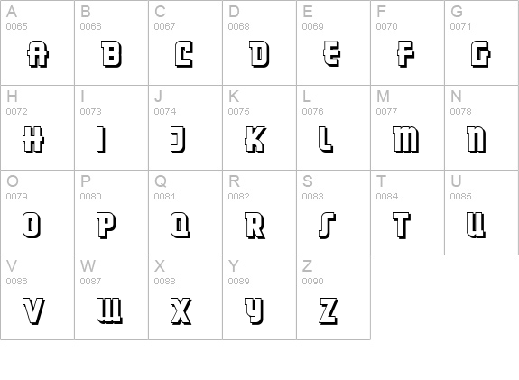 Dancing Donuts NF uppercase A-Z preview