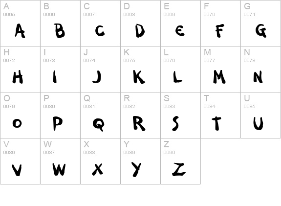 Dark Half BTN Bold uppercase A-Z preview