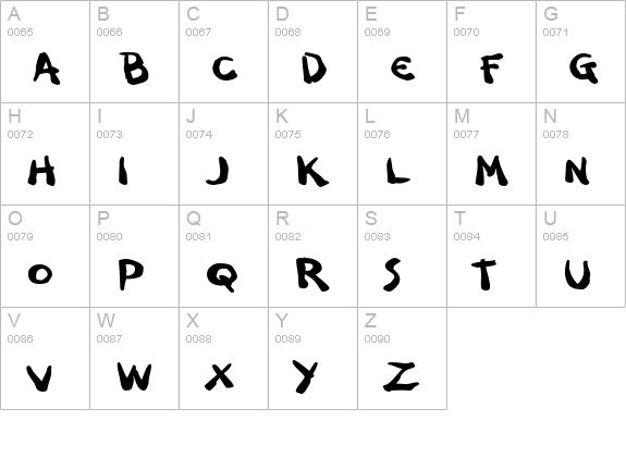 Dark Half BTN Ext Bold uppercase A-Z preview