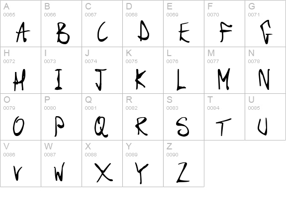 Dark Scroll Scripts
 uppercase A-Z preview