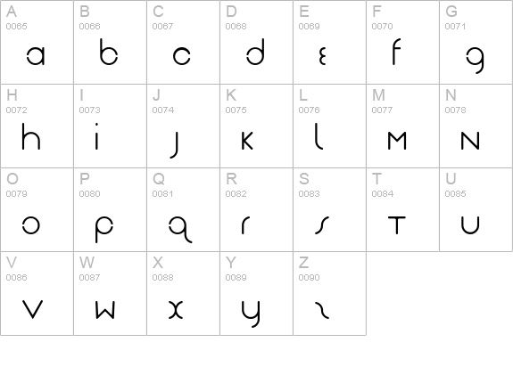 Das Reicht Gut Regular uppercase A-Z preview