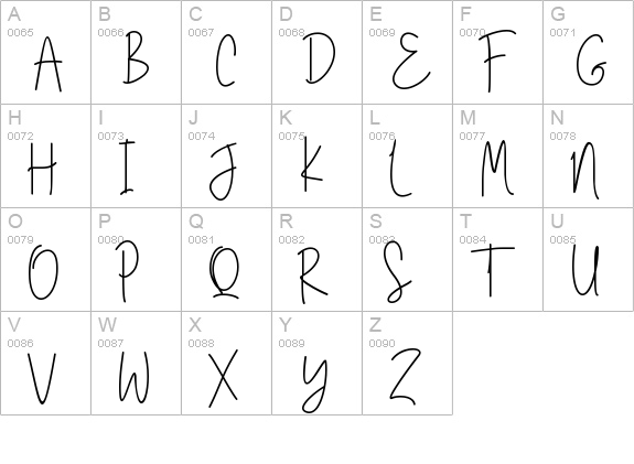 De'Consultant uppercase A-Z preview