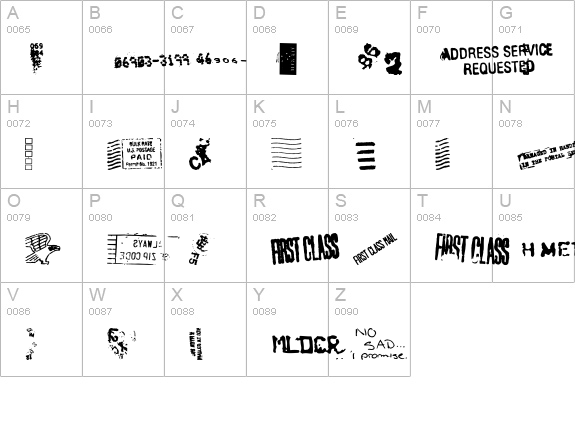 Dead Letter Office Fifteen uppercase A-Z preview