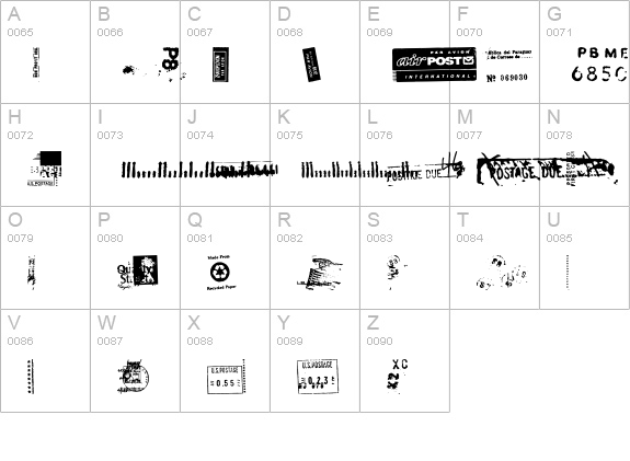 Dead Letter Office Seventeen uppercase A-Z preview