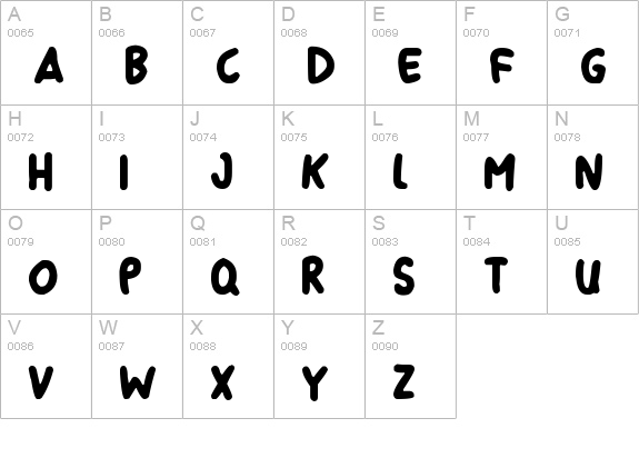 Dear Santa
 uppercase A-Z preview