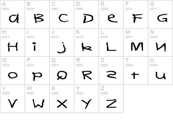 DearTeacher-Normal Ex uppercase A-Z preview