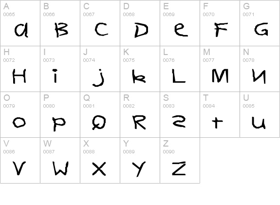 DearTeacher-Normal Wd uppercase A-Z preview