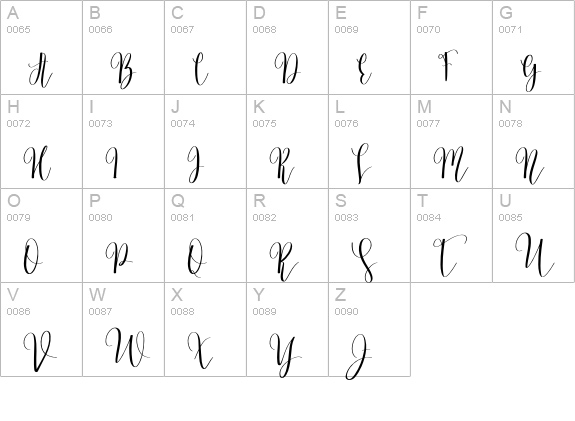 December Christmas uppercase A-Z preview