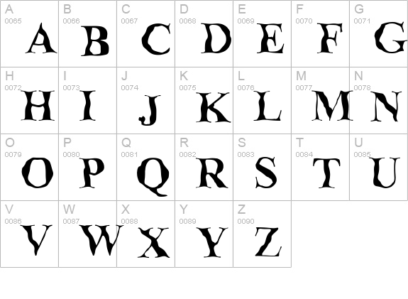 Decomposing  uppercase A-Z preview