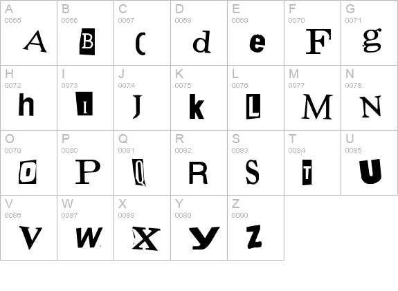 Demand uppercase A-Z preview