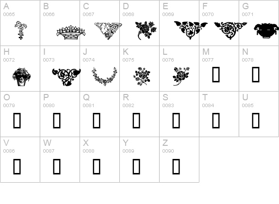 Design3 uppercase A-Z preview