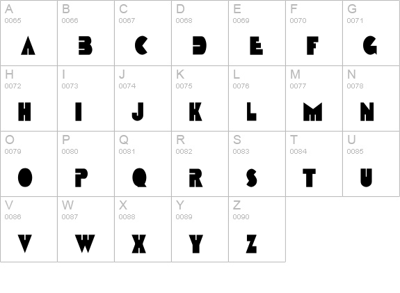 Devendra Cn uppercase A-Z preview