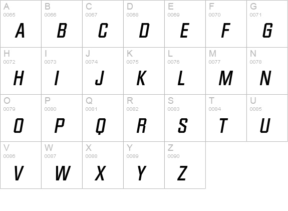 Diamante-MediumIta uppercase A-Z preview