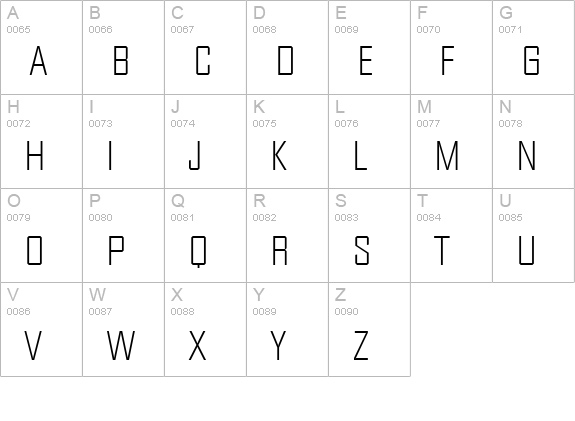 DiamanteSerial-Xlight-Regular uppercase A-Z preview