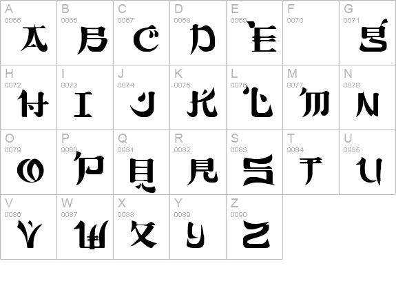 DickChamberlainsDeathF uppercase A-Z preview