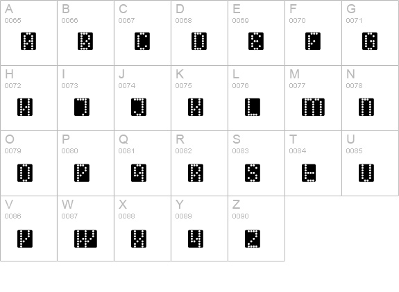Digitalis Bold uppercase A-Z preview