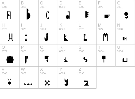 DIY-Foundations uppercase A-Z preview