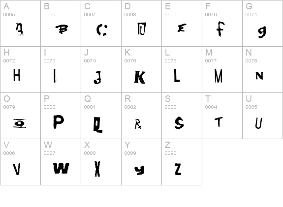DIY Two uppercase A-Z preview