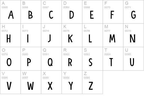 DK Blue Sheep uppercase A-Z preview