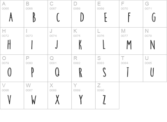 DK Breakfast Burrito uppercase A-Z preview