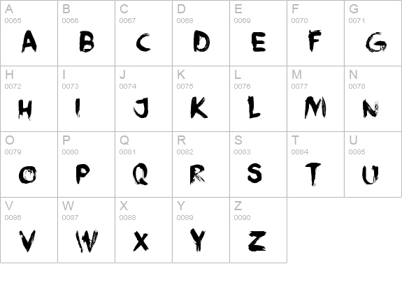 DK Face Your Fears II uppercase A-Z preview