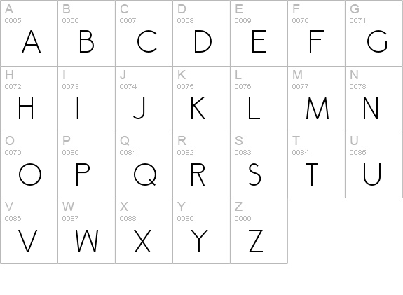DK Semarang uppercase A-Z preview