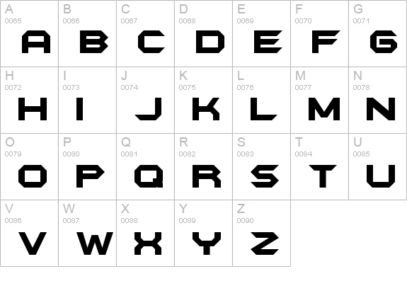 DKC Forever uppercase A-Z preview