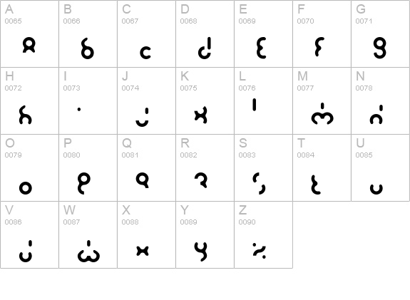 Do-Fuse uppercase A-Z preview