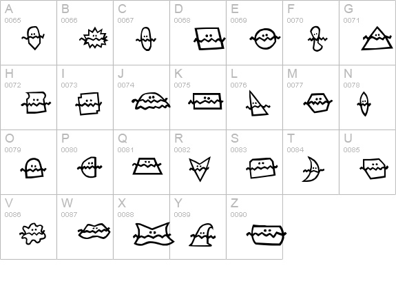 Do i lie uppercase A-Z preview
