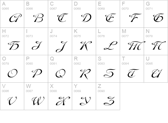 Dobkin Wd Plain uppercase A-Z preview