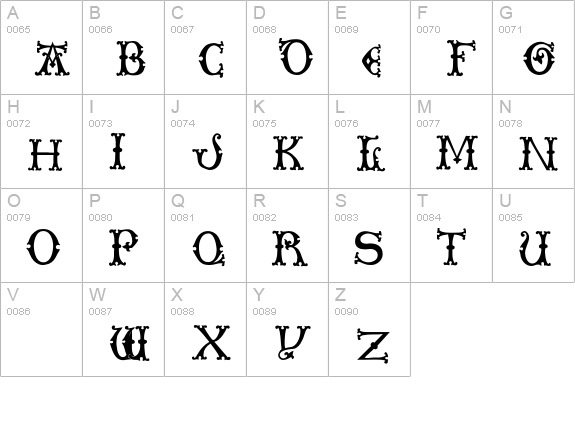 Dobler uppercase A-Z preview