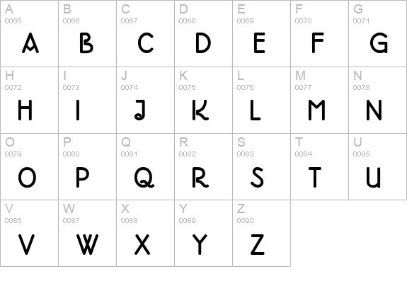 Doctor Jekyll NF uppercase A-Z preview