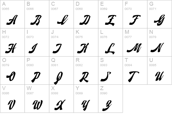 Doedel Alternate 2 Multiple uppercase A-Z preview