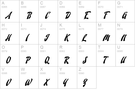 Doedel Alternate 3 Multiple uppercase A-Z preview