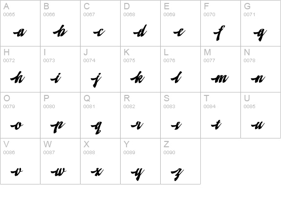 Doedel Alternate 7 Multiple uppercase A-Z preview
