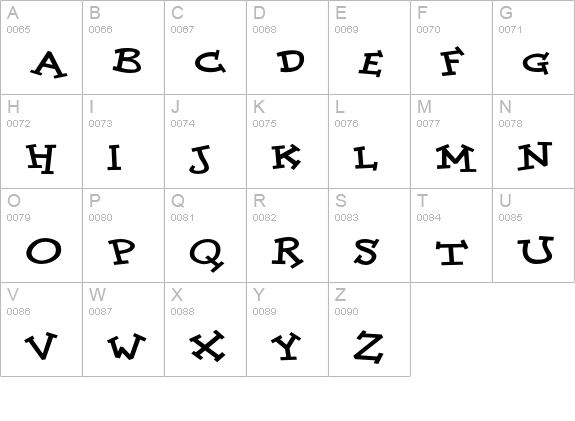 DoloresCyr-ExtraBold uppercase A-Z preview