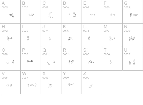 Dotty-2PartTwo uppercase A-Z preview