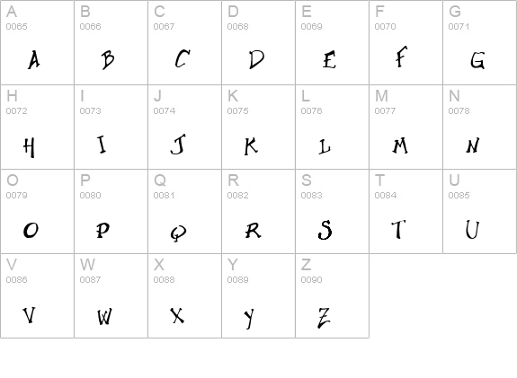 Double Espresso uppercase A-Z preview